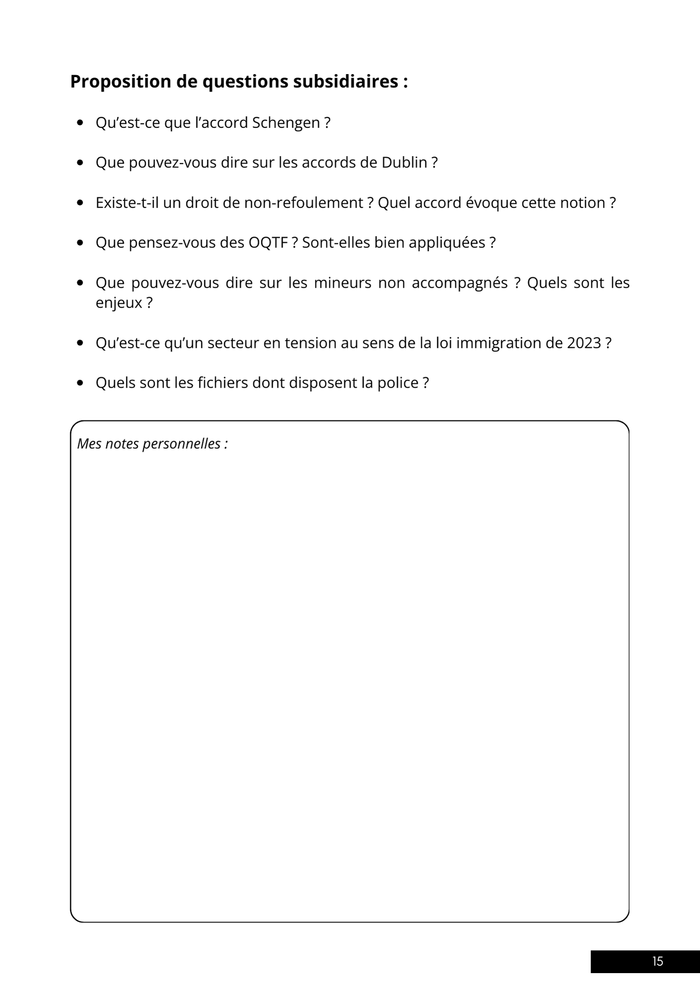 Manuel 50 Sujets corrigés Grand Oral CRFPA + plans détaillés (à jour 2025)
