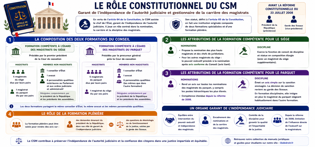 Qu'est-ce que le Conseil supérieur de la magistrature ?