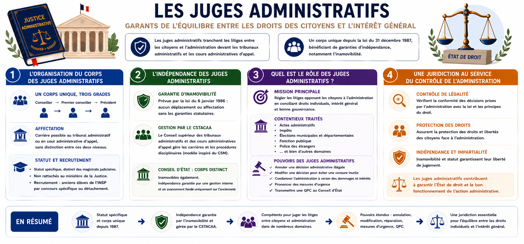 Qui sont les juges administratifs ?