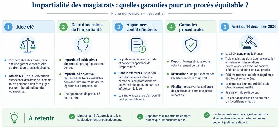 Impartialité des magistrats : quelles garanties pour un procès équitable ?