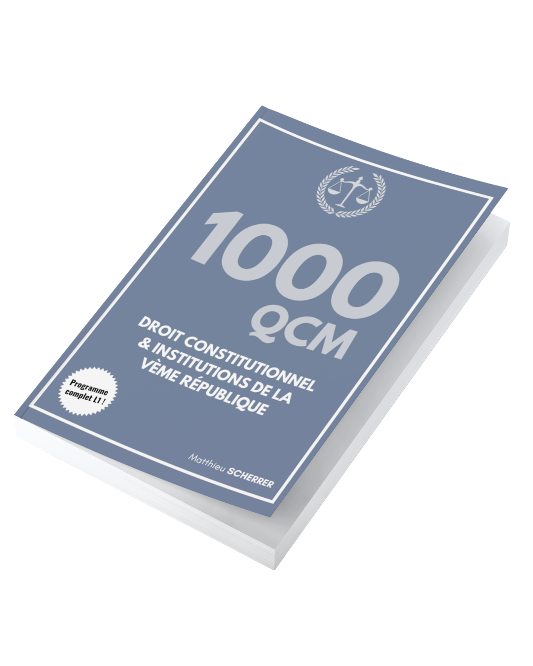 1000 QCM - Droit constitutionnel & Institutions Vème République (L1)