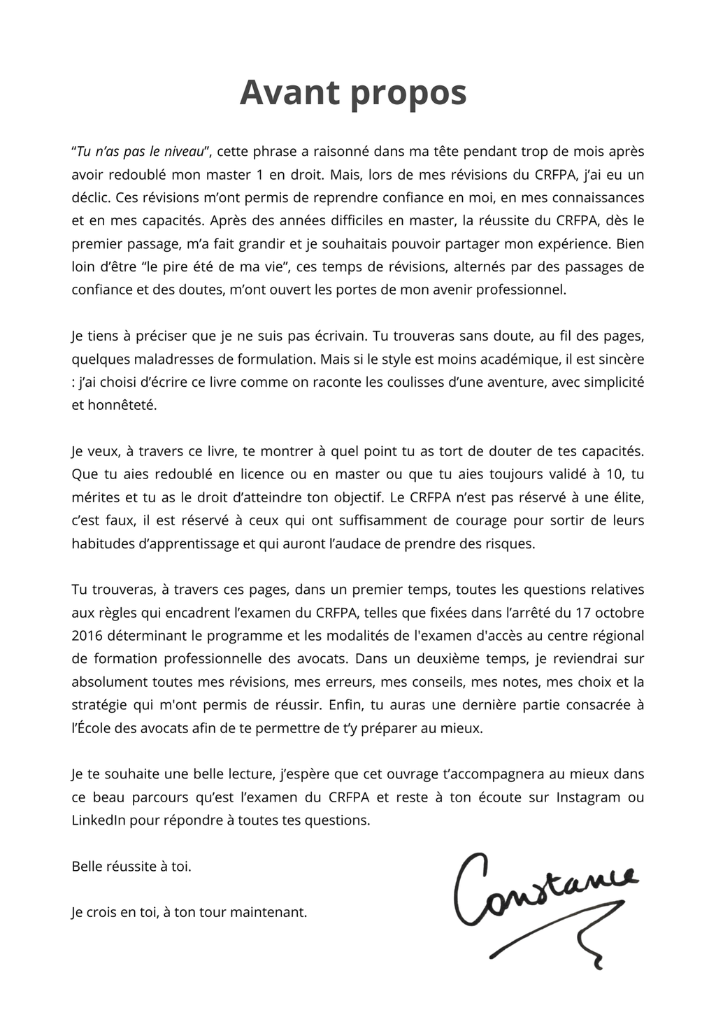 Réussir le CRFPA (2026)