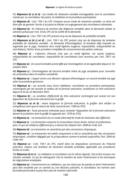 Manuel 1000 QCM Procédure Civile + correction détaillée (à jour 2025)